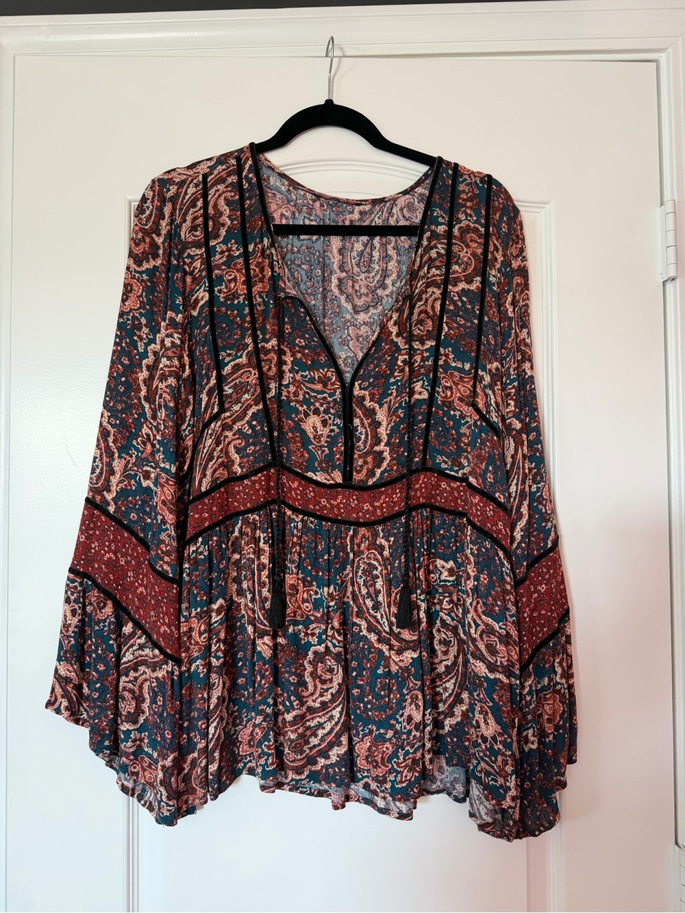 Boho Paisley Top